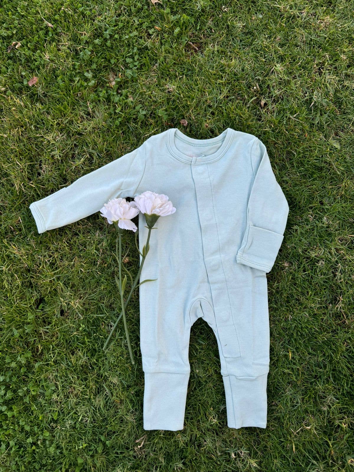 Sage Finds Grow With Me Magnetic Onesie