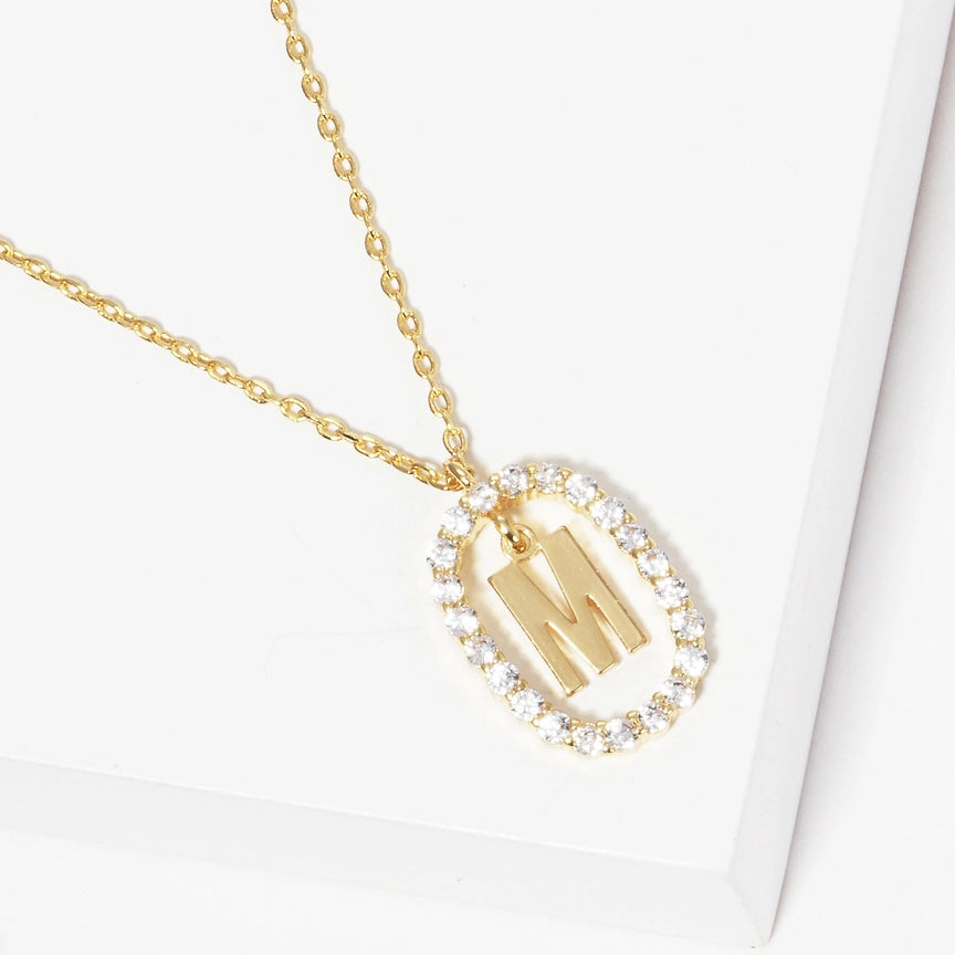 Initial Pendant Necklace